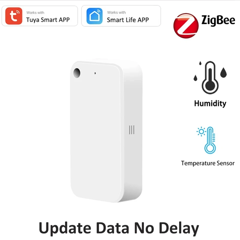 

Смарт-гигрометр Tuya Zigbee, прибор для измерения температуры и влажности, с поддержкой статистики, без задержек