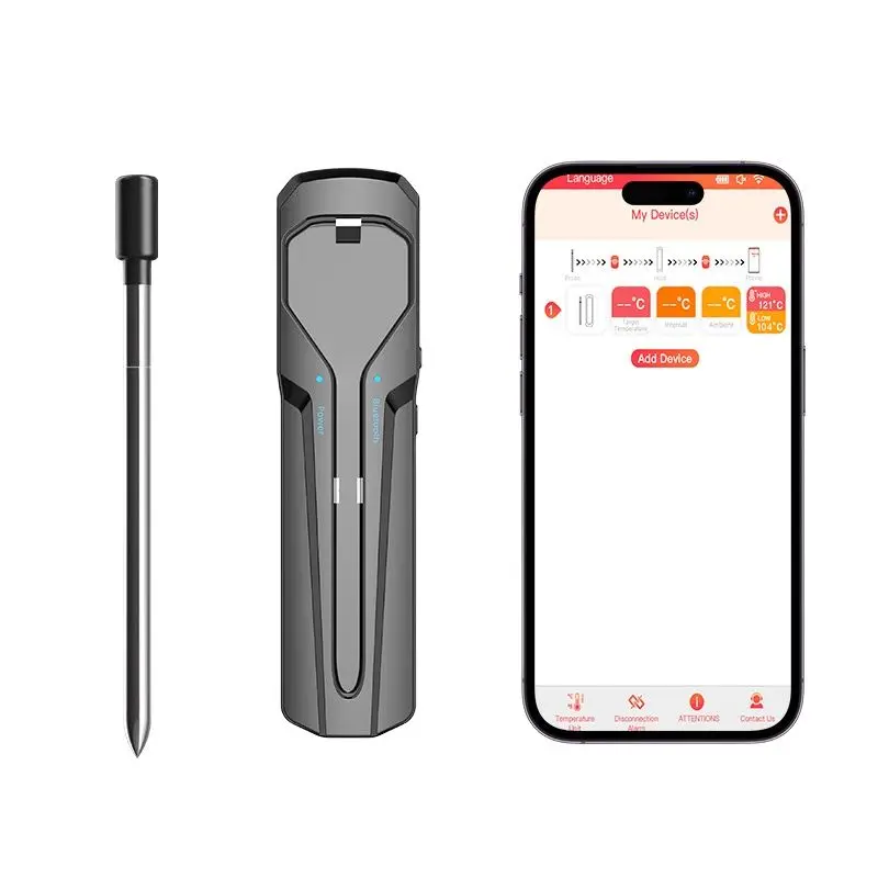 

Bluetooth-термометр, умные цифровые беспроводные аксессуары для барбекю, электронные Термометры для барбекю на гриле
