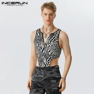 Image for Stylish Sexy Style Homewear INCERUN Men Zebra Prin 