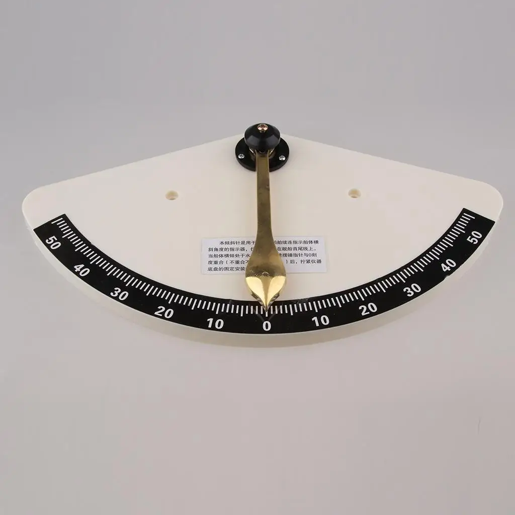 

Marine Instrument Ships Boat Tube Inclination Clinometer