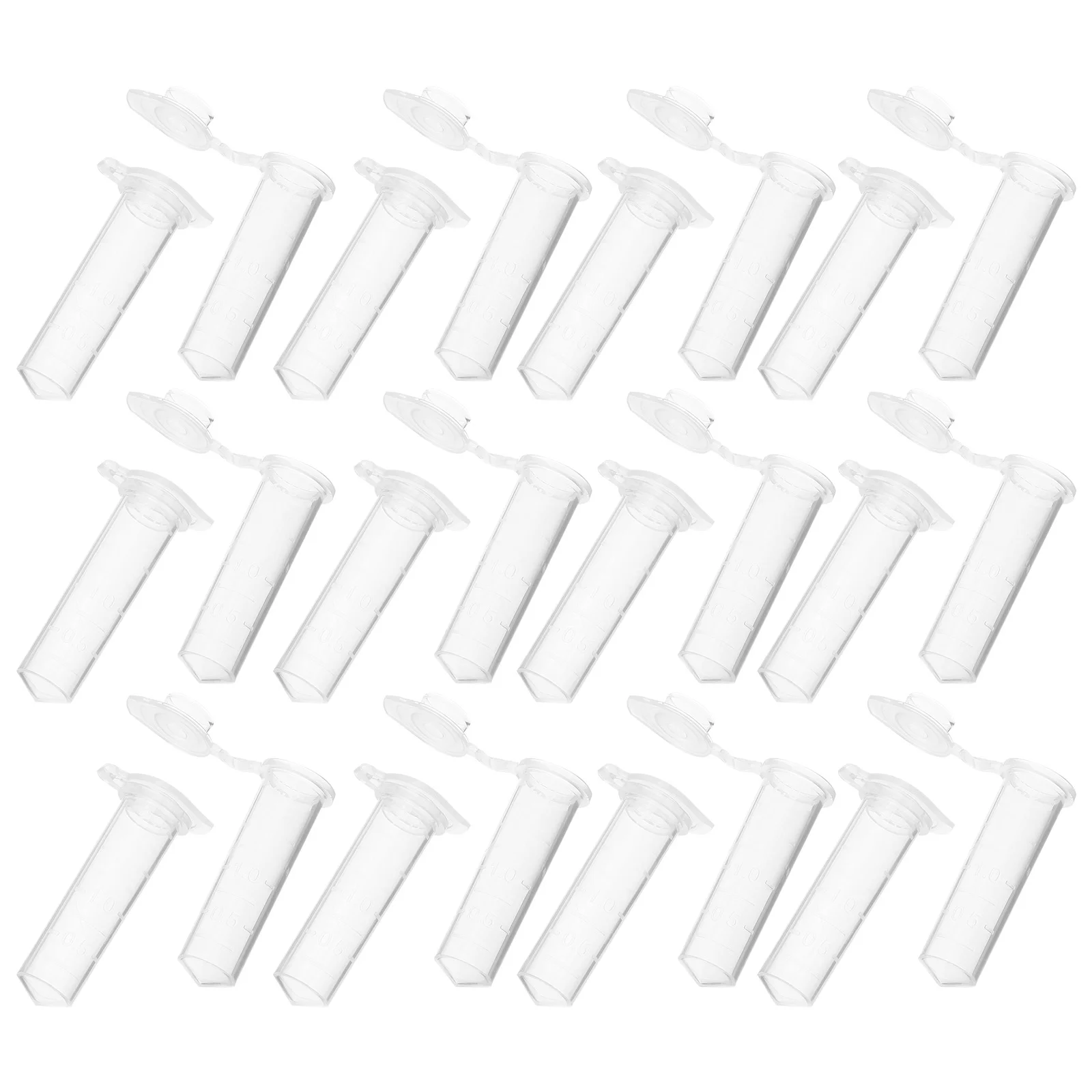 

500 Pcs Test Tubes Lids Pointed Bottom Centrifuge Caps Small Cryovial Centrifugal Vials