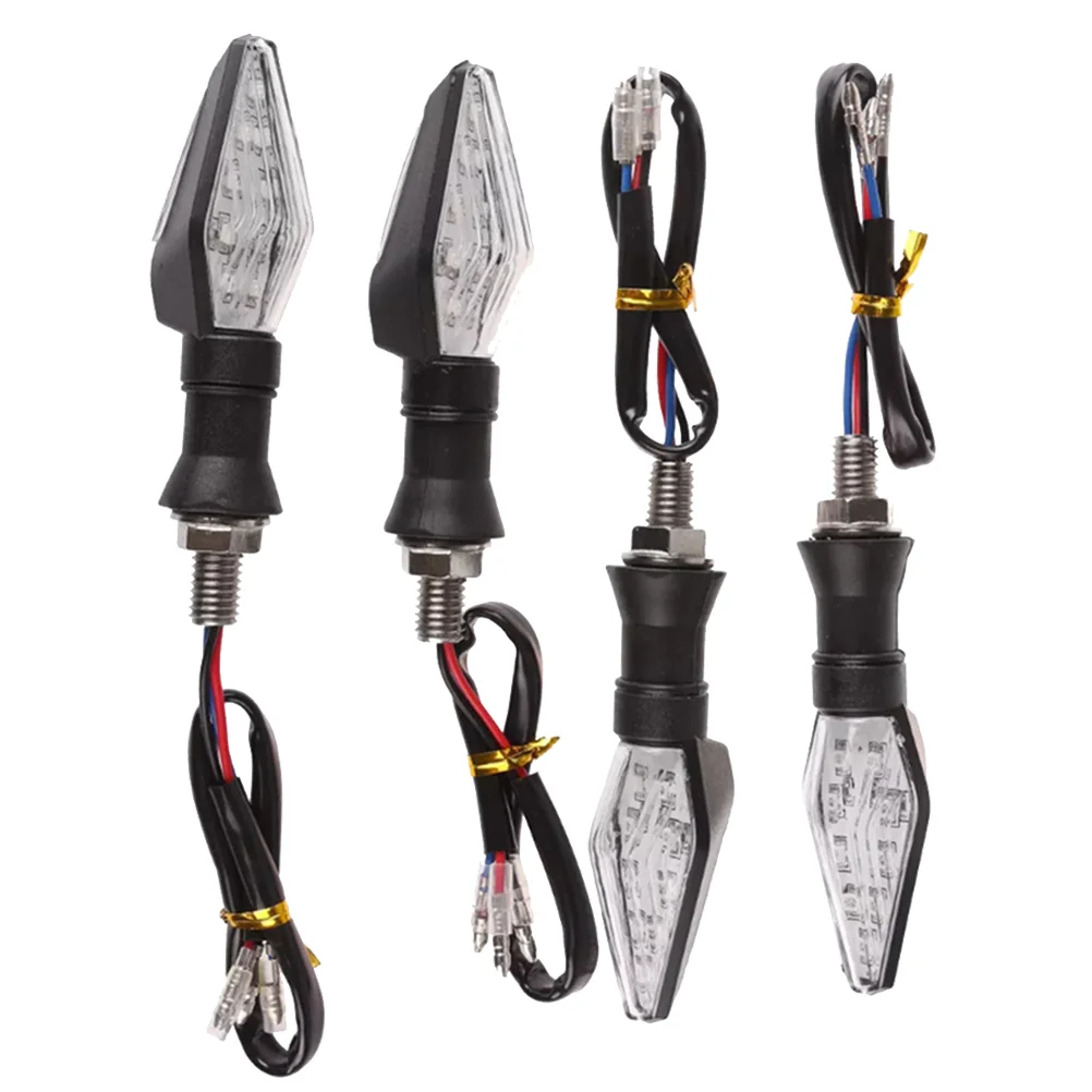 

4 Pcs Motorcycle Bike LED Turn Signal Light Indicator for SUVs SUZUKI Grand Yellow Light