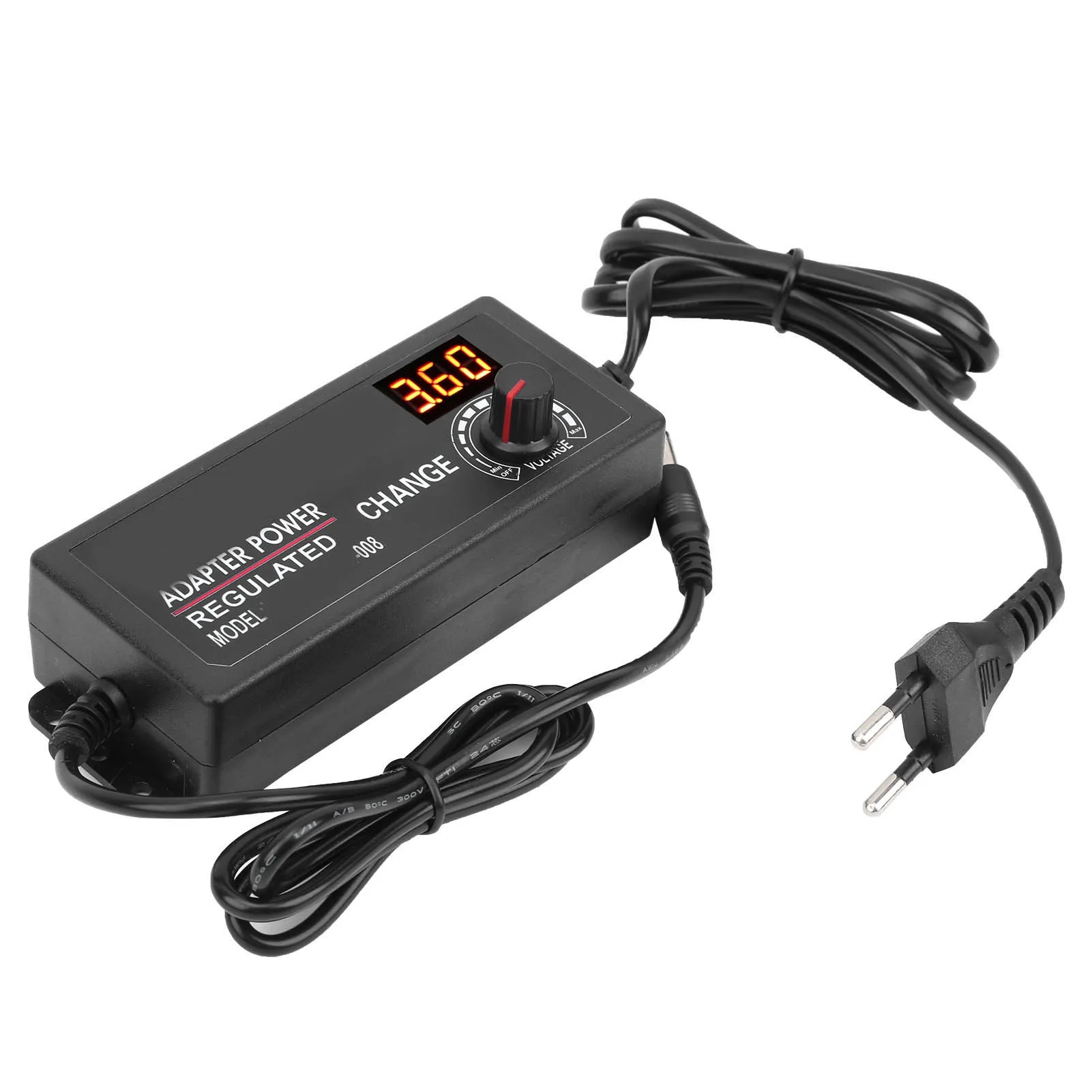 3 ‑ 24v3a Регулируемый регулируемый адаптер 72W DC регулятор мощности AC110 ~ 240VEU Plug