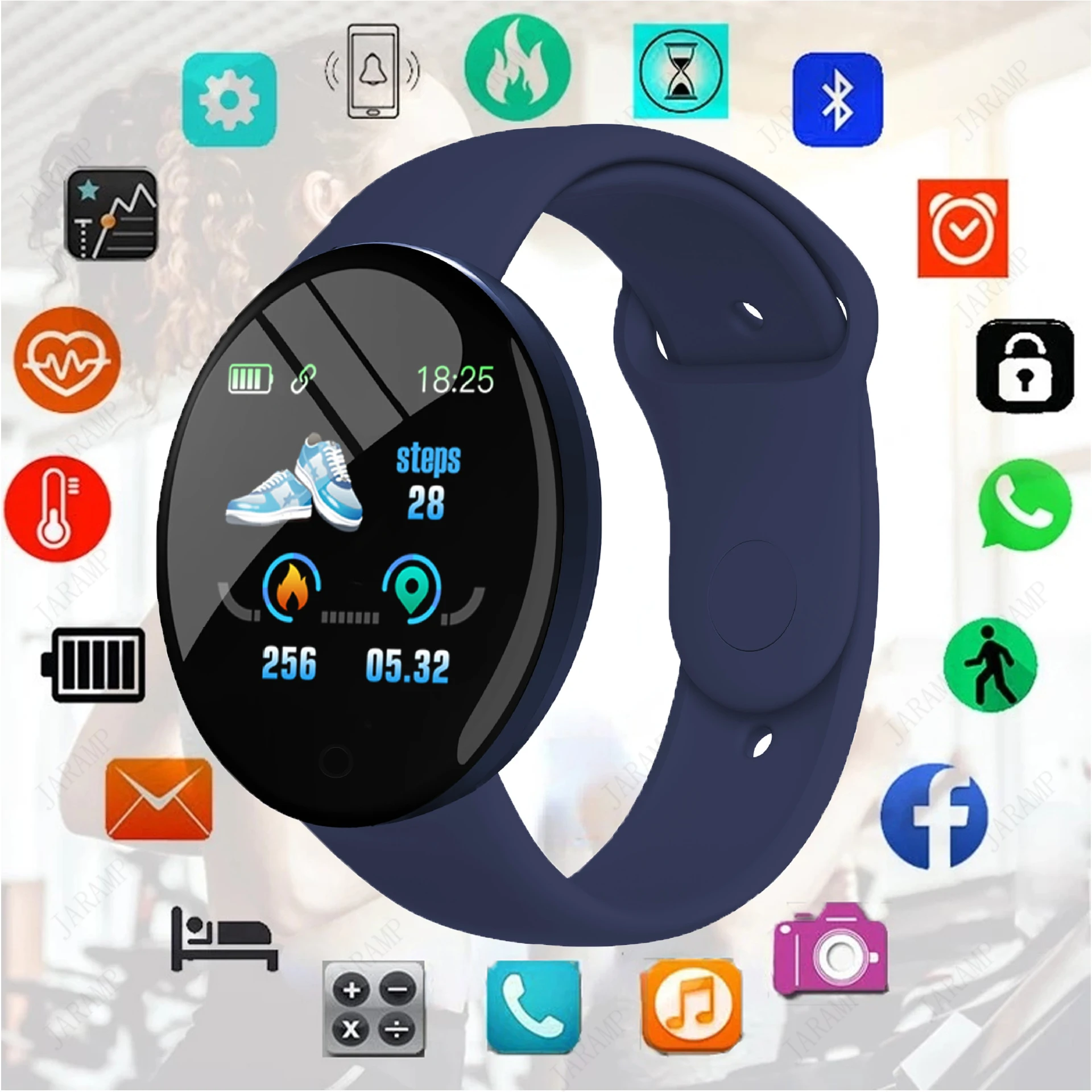 

D18 Pro Smart Watch Men Ladies Blood Pressure Smart Watch Sports Tracking Pedometer z40Pro Smart Watch for Android IOS A2