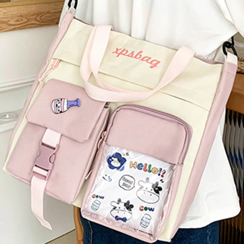 

28GD нейлоновая сумка через плечо, водонепроницаемая школьная сумка со множеством карманов, сумка-мессенджер, сюрприз, подарок для девушки