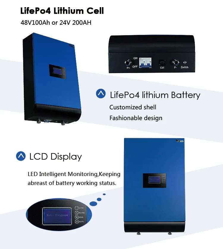 Treo Tường для литиевого аккумулятора 48V Lifepo4 Pin 200ah