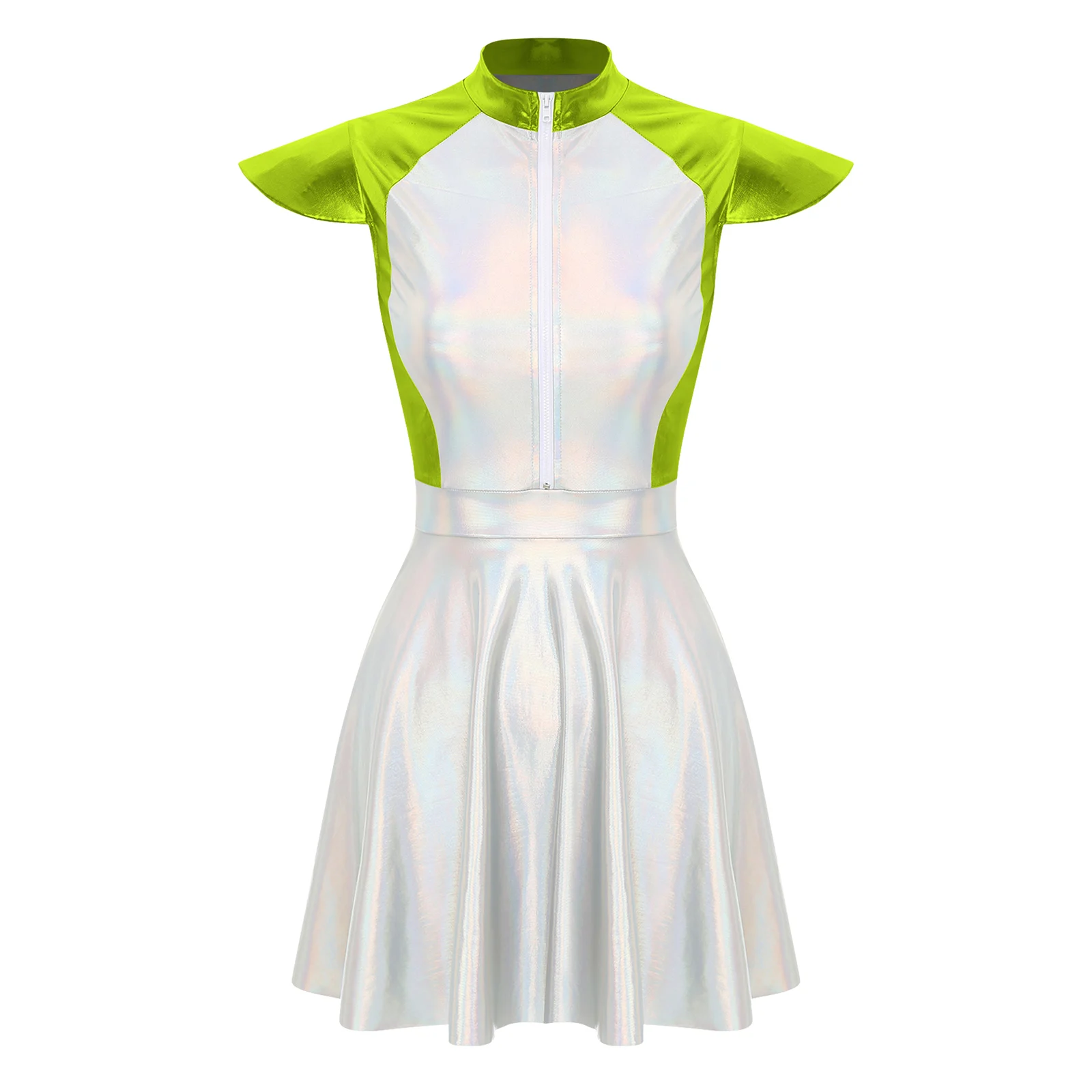 Женская блестящая космическая костюм астронавта наряды для косплея