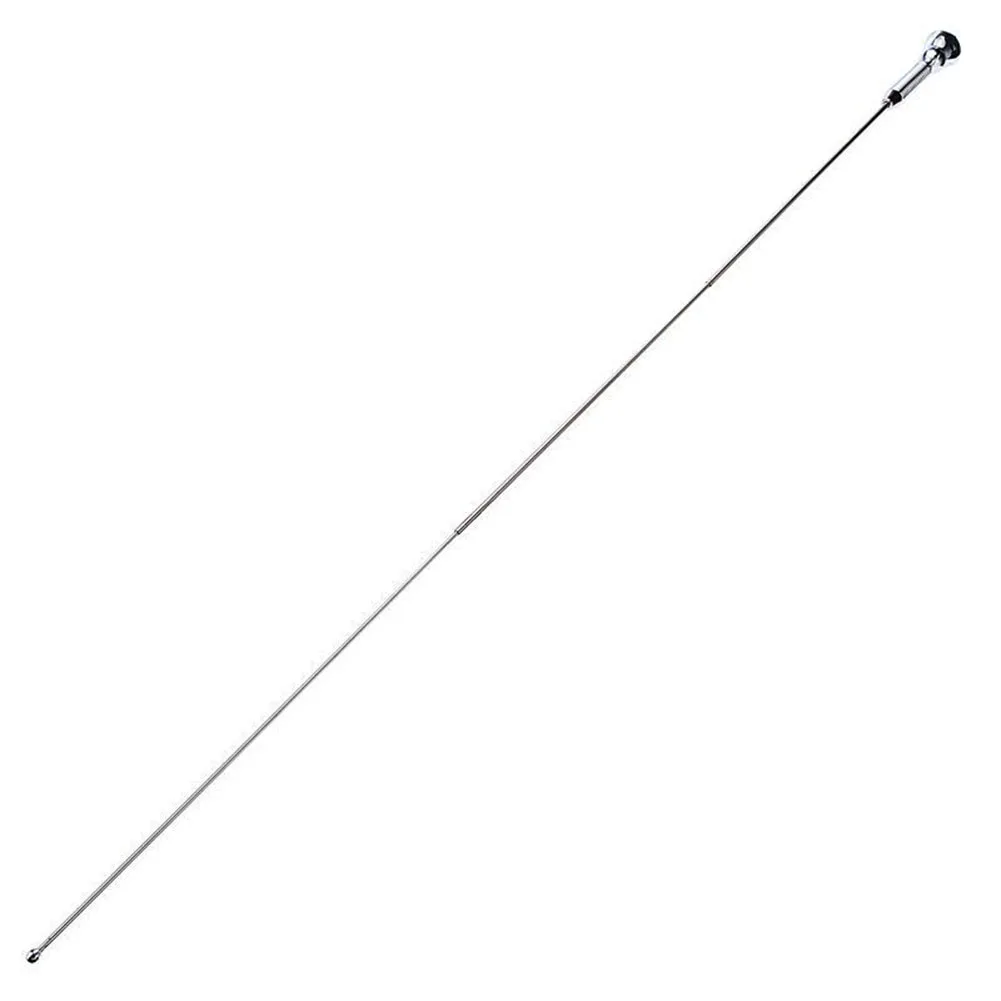 

FM AM Radio Aerial Booster Antenna 525KHz-1605KHz 76-108MHz AM Antenna Approx.134cm Booster Metal Silver 1pack