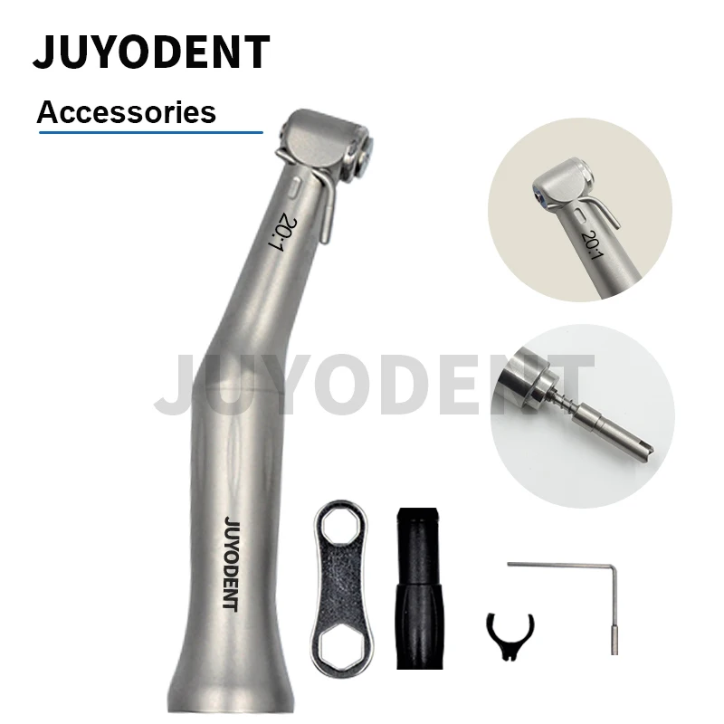 Dental Implant Stainless  Contra Angle  20：1  Low Speed Handpiece For Dental implant   Compatibal With NSK SMAX SG-20