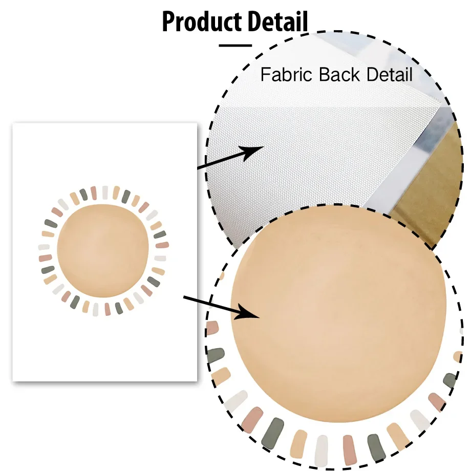 Boho Мультфильм солнце облако Радуга рост цитаты настенное Искусство Холст