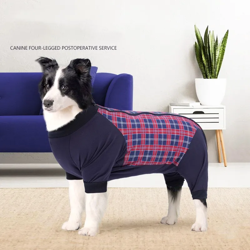 

Pet Clothes Dog Four-legged Hoodie High Elasticity Postoperative Wear Small Large Dogs Pajamas Home Clothes Sleepwear