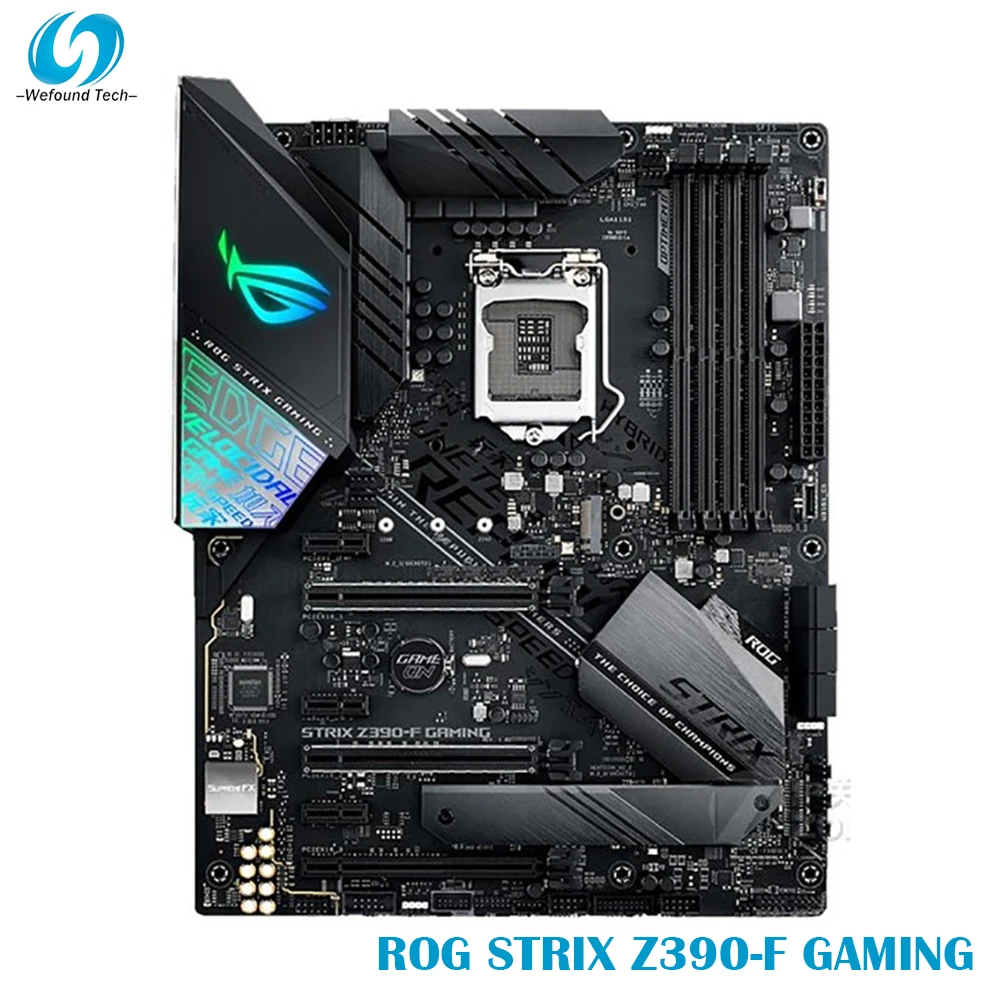 

Материнская плата для ASUS ROG STRIX Z390-F GAMING LGA1151 DDR4 128G DP 6xsataiii, высокое качество, полностью протестирована, быстрая доставка