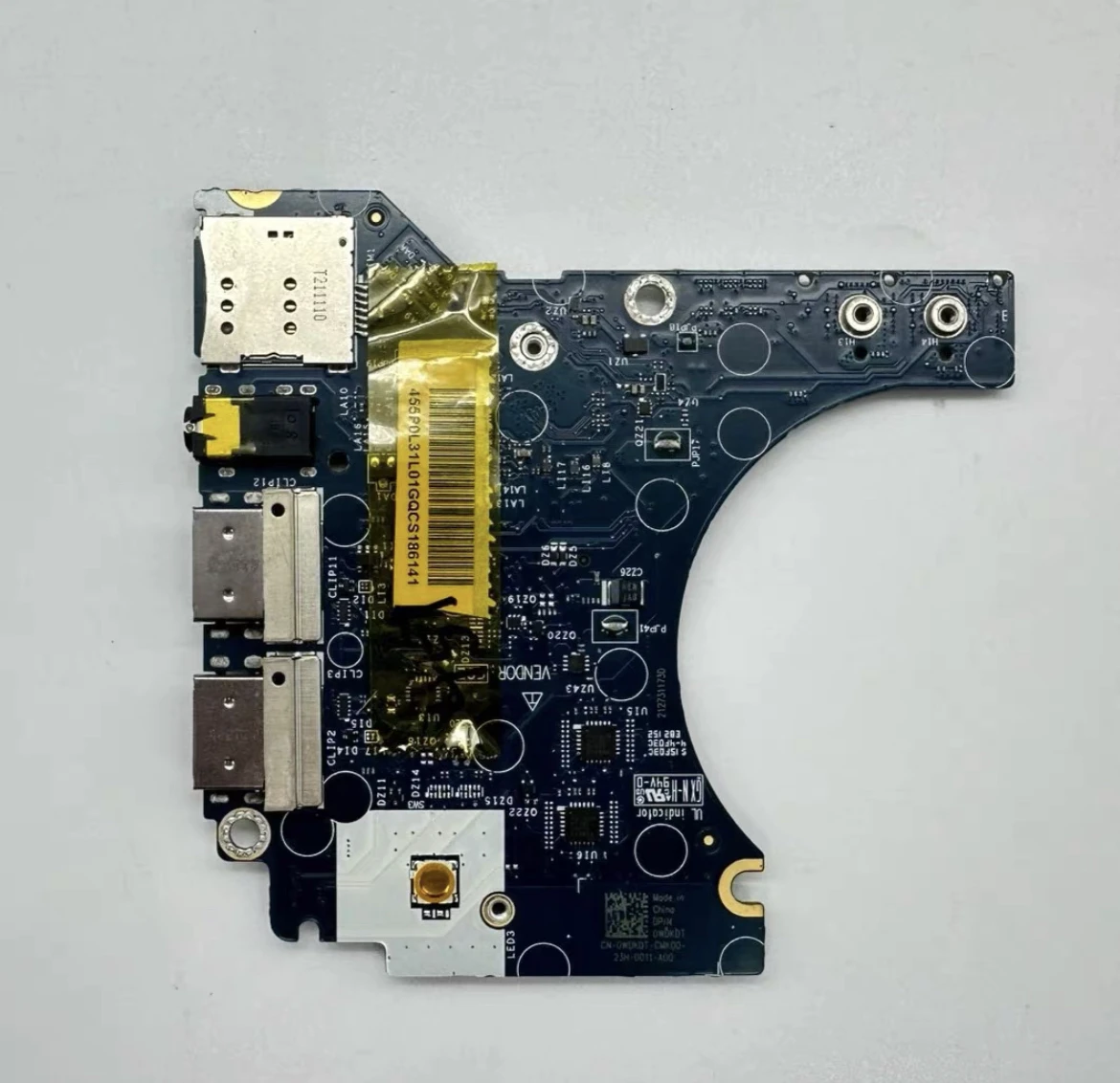 Оригинальная кнопка питания для Dell Latitude 7410 E7410 USB-порт аудио плата ввода-вывода WLAN