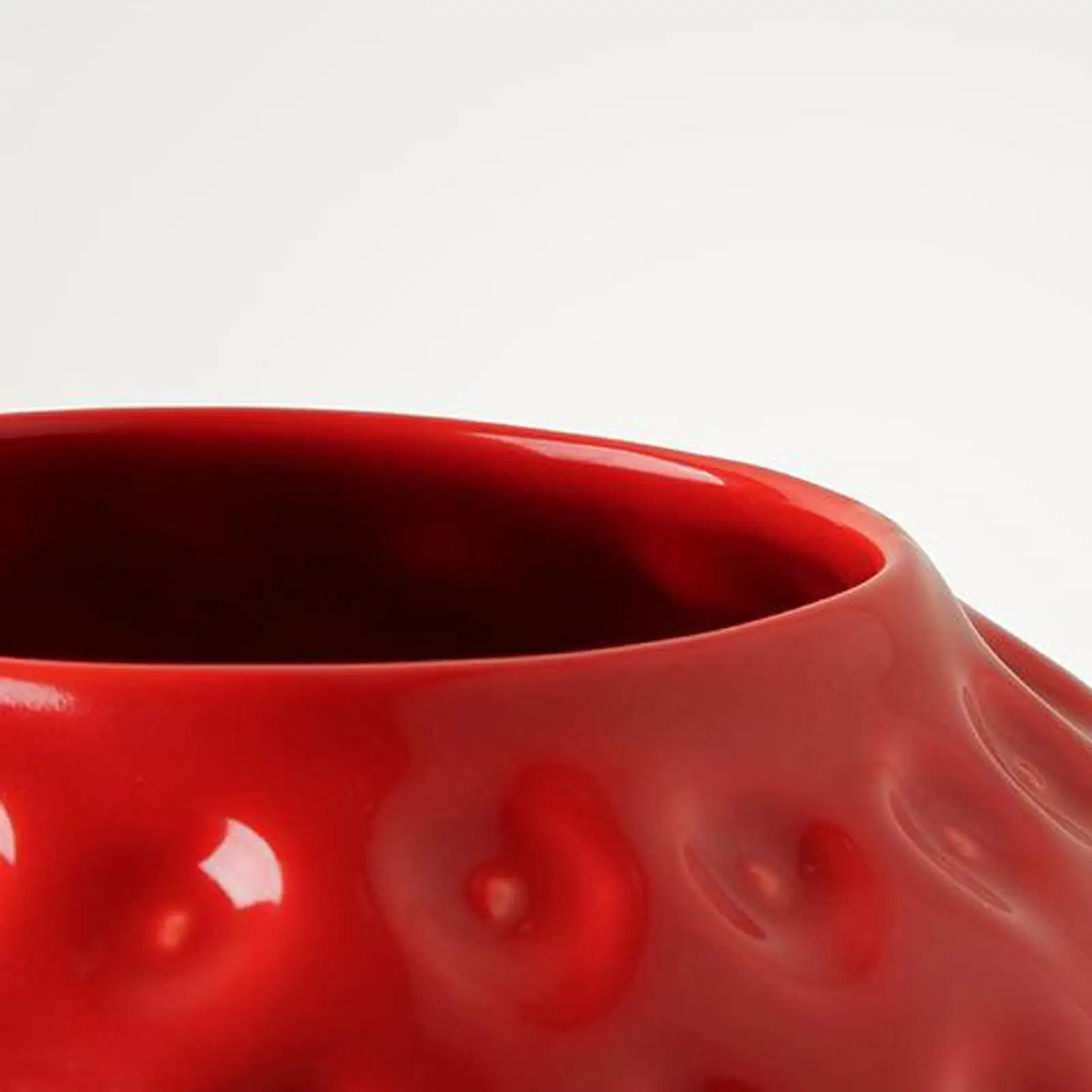 

Ceramics Strawberry Vases Container Flower Vase for Kitchen Decoration