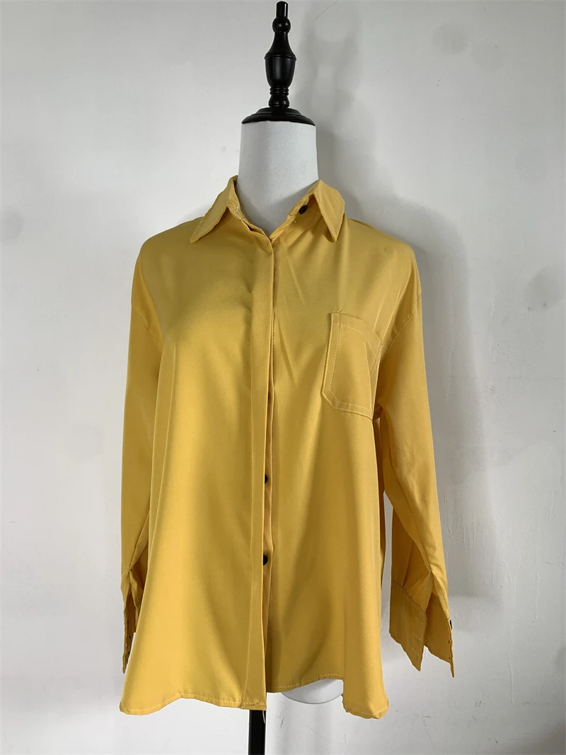 camisas de mujer Весенние женские рубашки с длинным рукавом Повседневный топ Элегантный