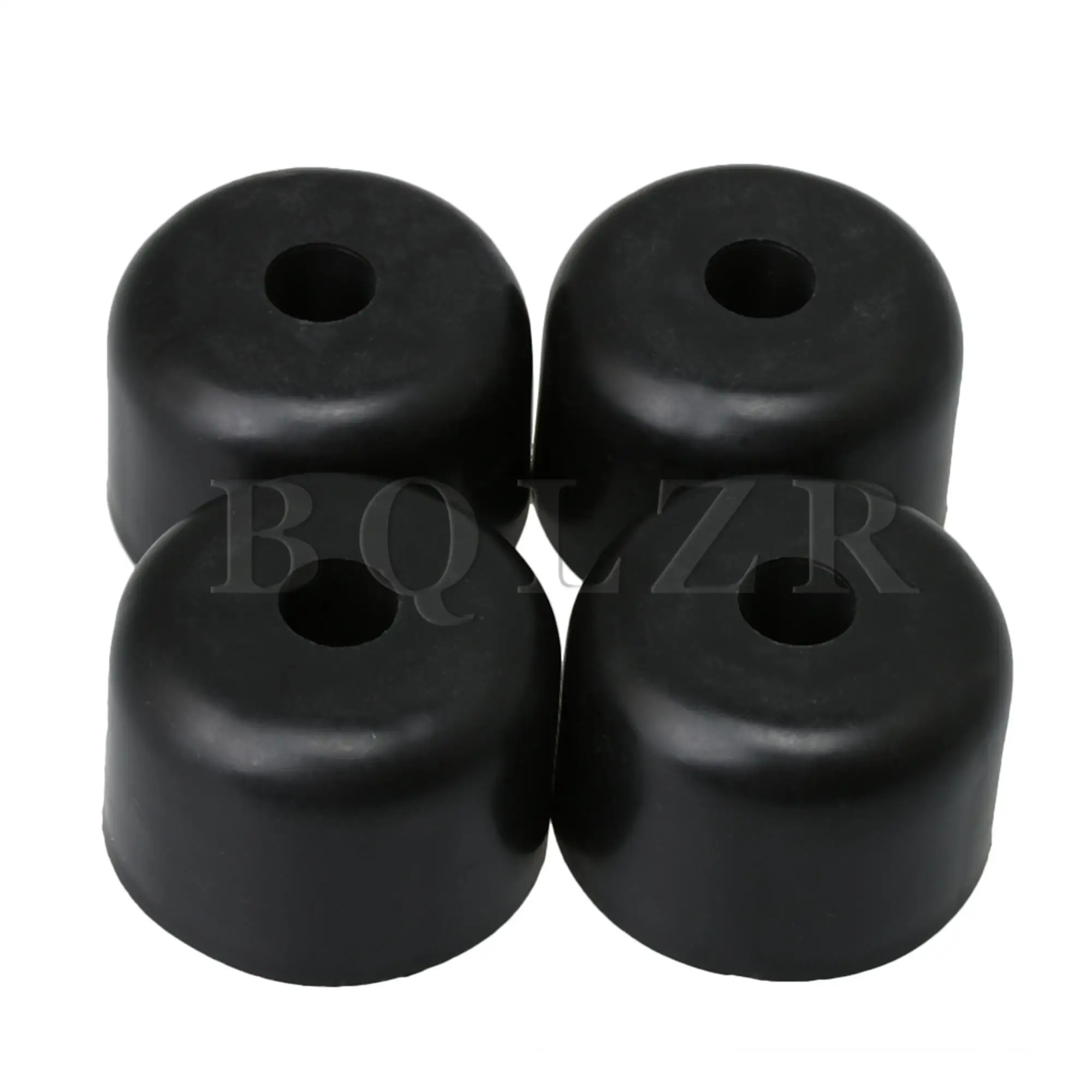 

BQLZR Black Plastic Round Furniture Feet 25/45/50/58/60MM Hole Dia for Table Chair Sofa Cabinet Floor Protecor Cover Pack of 4