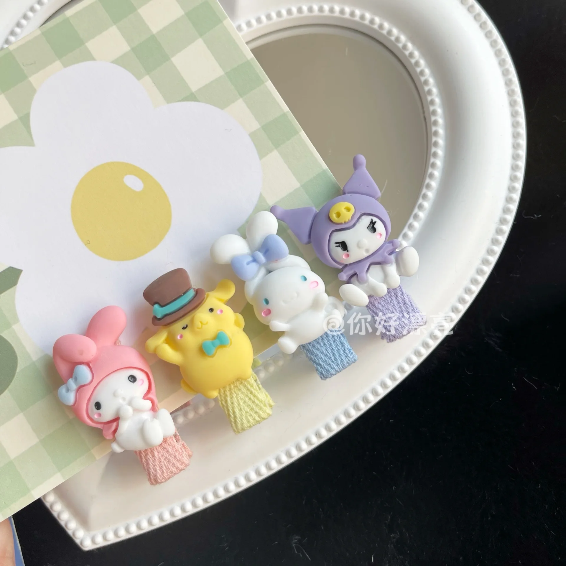 Симпатичная заколка для волос в стиле аниме головной убор мультяшная кукла Kuromi