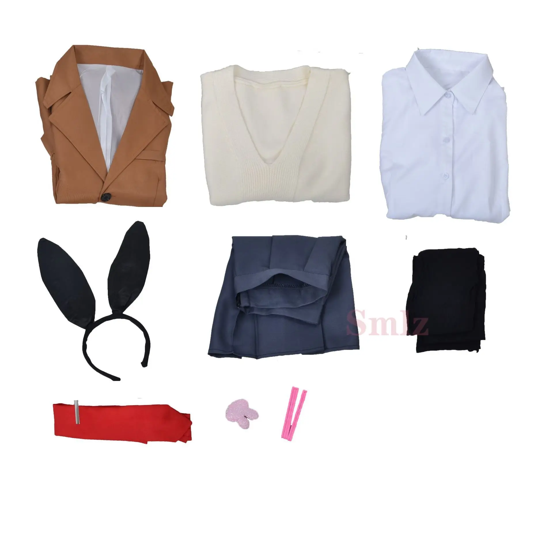 Женский костюм для косплея сакуражима МАИ парик серия Seishun Buta Yarou школьная форма