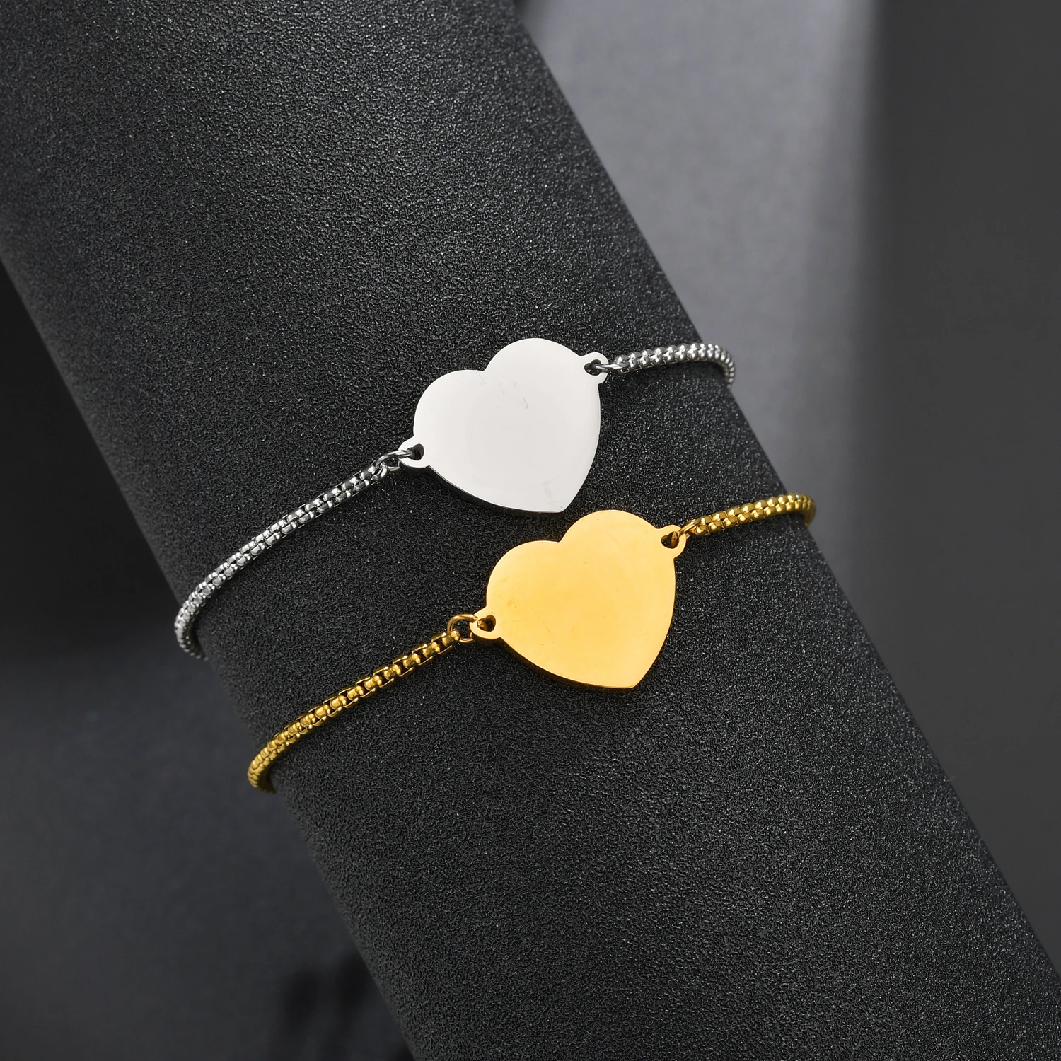 Браслеты женские и мужские позолоченные из нержавеющей стали в стиле панк