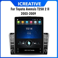 android autoradio 4g carplay for toyota avensis t250 2 ii 2003 2009 2 din 9 7 tesla screen car multimedia player gps navigator