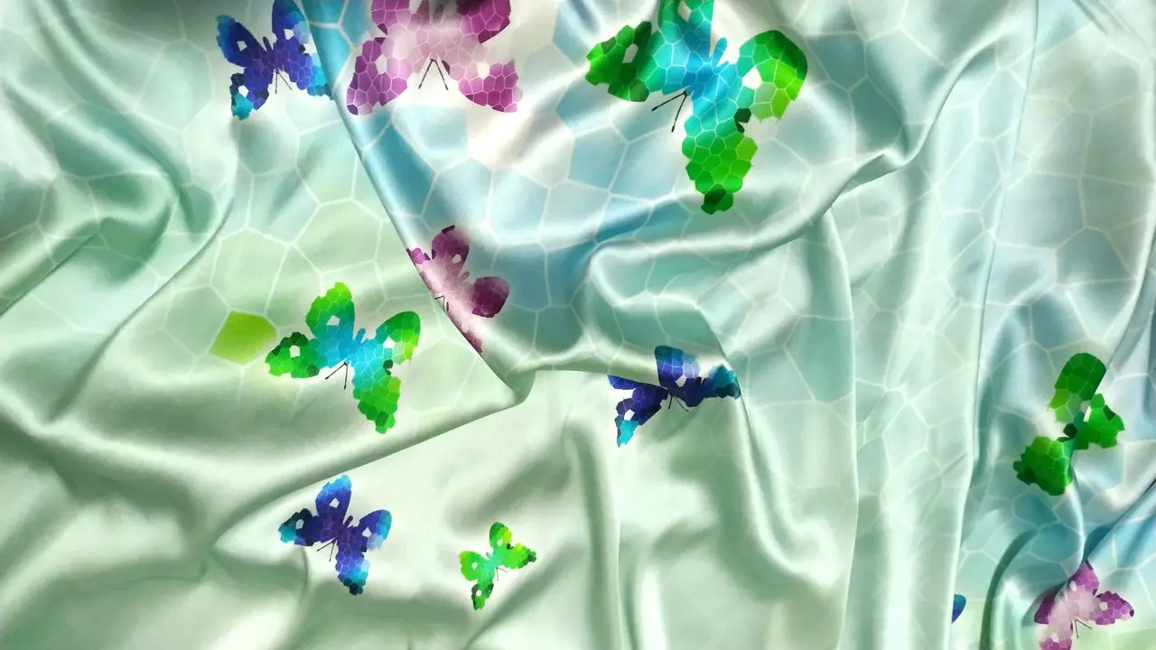 Супер Hollandais тканая Ткань тяжелый Шелковый атласный материал для одежды рубашка