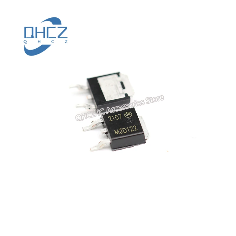 

50PCS MJD122G NPN Darlington TO-252 power transistor new MJD122 large chip 8A100V New Original In Stock