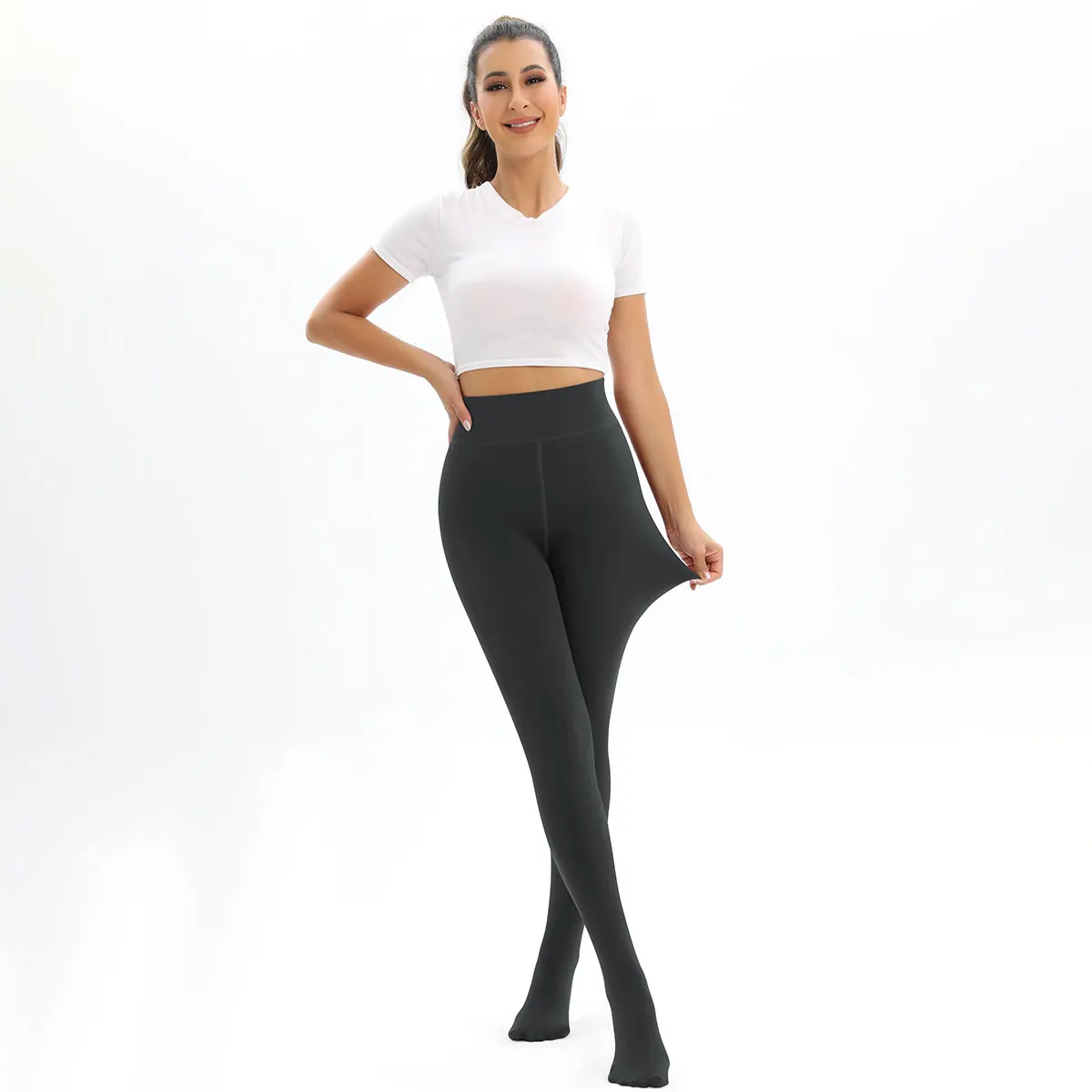 300g High Quality Winter Warm Leggings For Women Thick Leggins Winter Outdoor Leggings High Waisted Female Thermal Trousers
