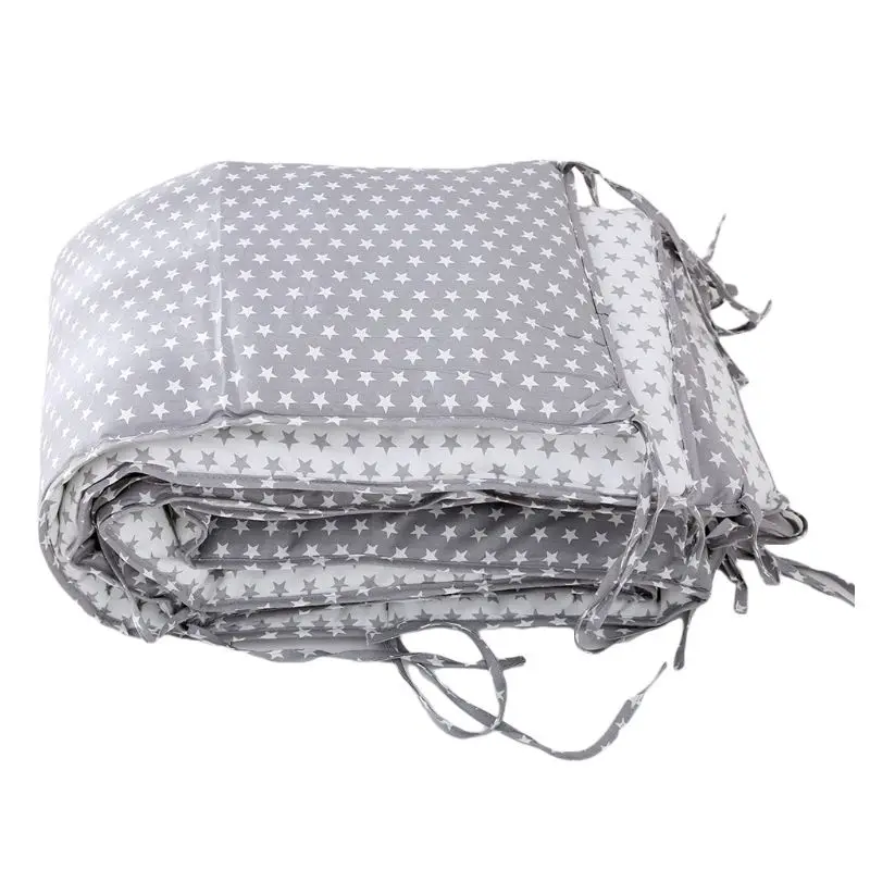 

Протектор для кроватки, съемный дышащий вкладыш для детской кроватки, машинная стирка