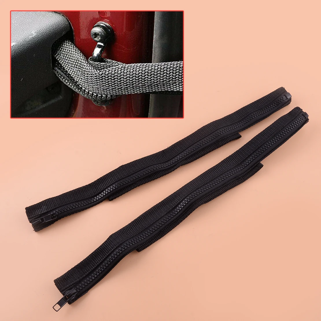 

2 шт. черный автомобильный дверной ограничитель молнии веревочный ремень бандаж подходит для Jeep Wrangler JK 2007 2008 2009 2010 2011 2012 2013 2014 2015-2017