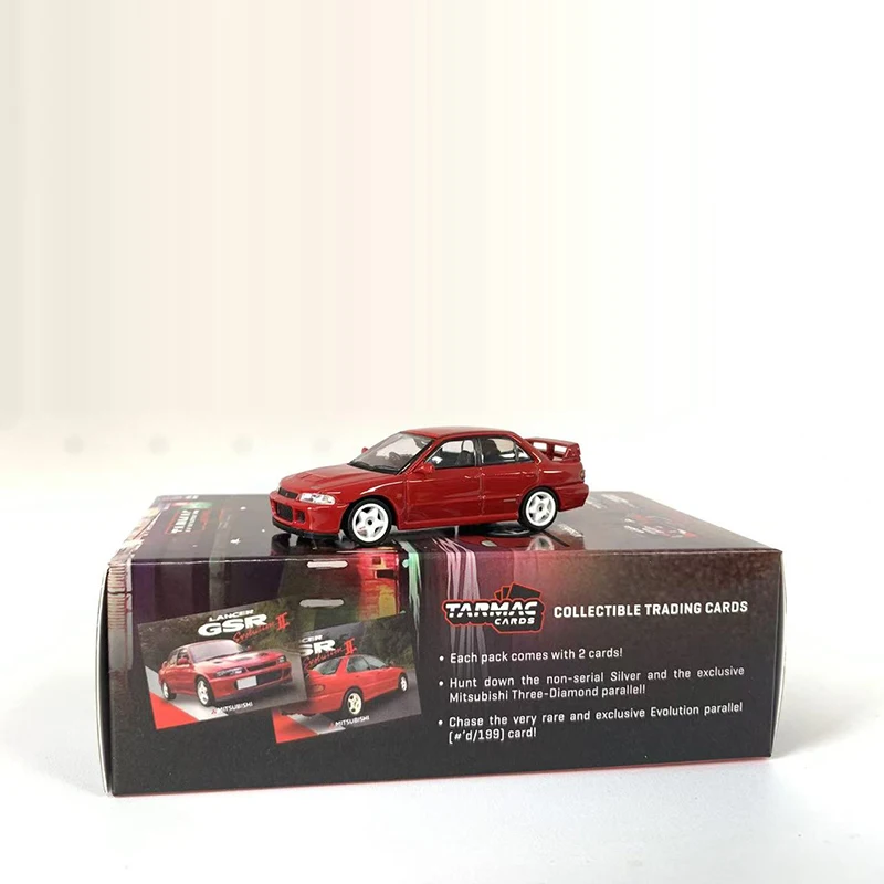 Модель автомобиля Tarmac Works 1:64 Lancer GSR Evolution II из сплава литая под давлением коллекция