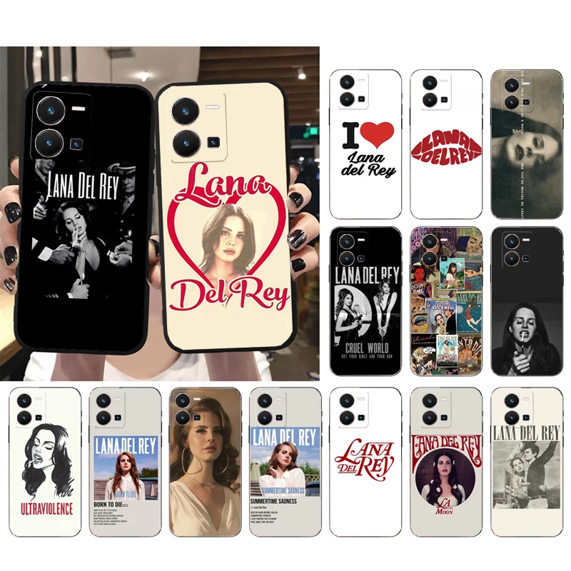 

Lana Del Rey Phone Case for VIVO Y53S Y33S Y22S Y11S Y31 Y21 Y70 Y20 Y21S Y72 Y35 Y51 Y01 V23E V21 V23 V21E Funda