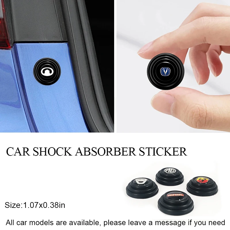 

4Pcs Car Door Shock Stickers Absorber Soundproof Buffer Pier for BMW Mini Cooper 2002 R56 R50 R53 F56 R60 Car Accessories