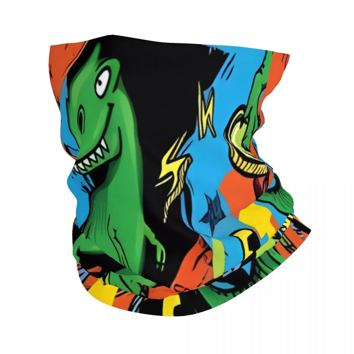 

Бандана с динозаврами для сохранения тепла во время рыбалки, банданы и универсальные шарфы, теплая спортивная бандана для улицы