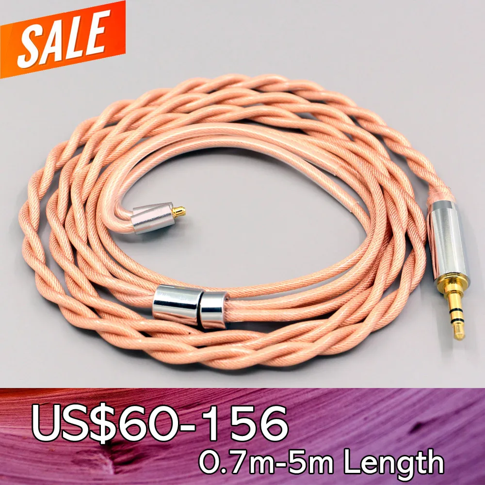 

Type6 756 core Shielding 7n Litz OCC Earphone Cable For Dunu T5 Titan 3 T3 (Increase Length MMCX) 2 cores 2.8mm LN007988