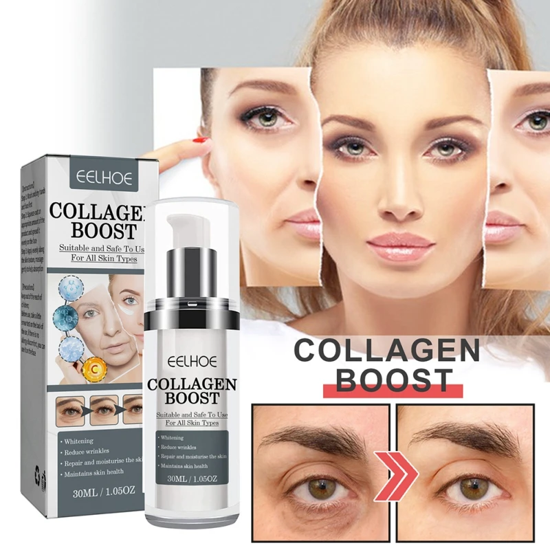 

Reduce Eye Bag Dark Circles Coconut Retinol Viatamin Protein Acid Ceramide E Collagen Oil 30ml Anti Wrinkle Eye Cream EELHOE