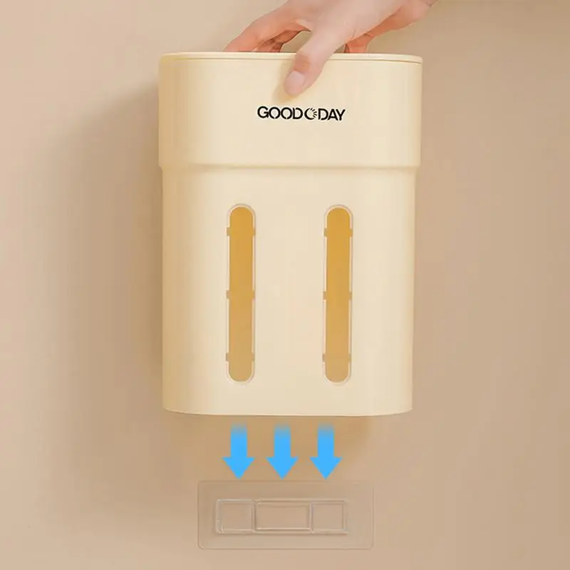 Диспенсер для стаканчиков настенное крепление пылезащитный большой емкости