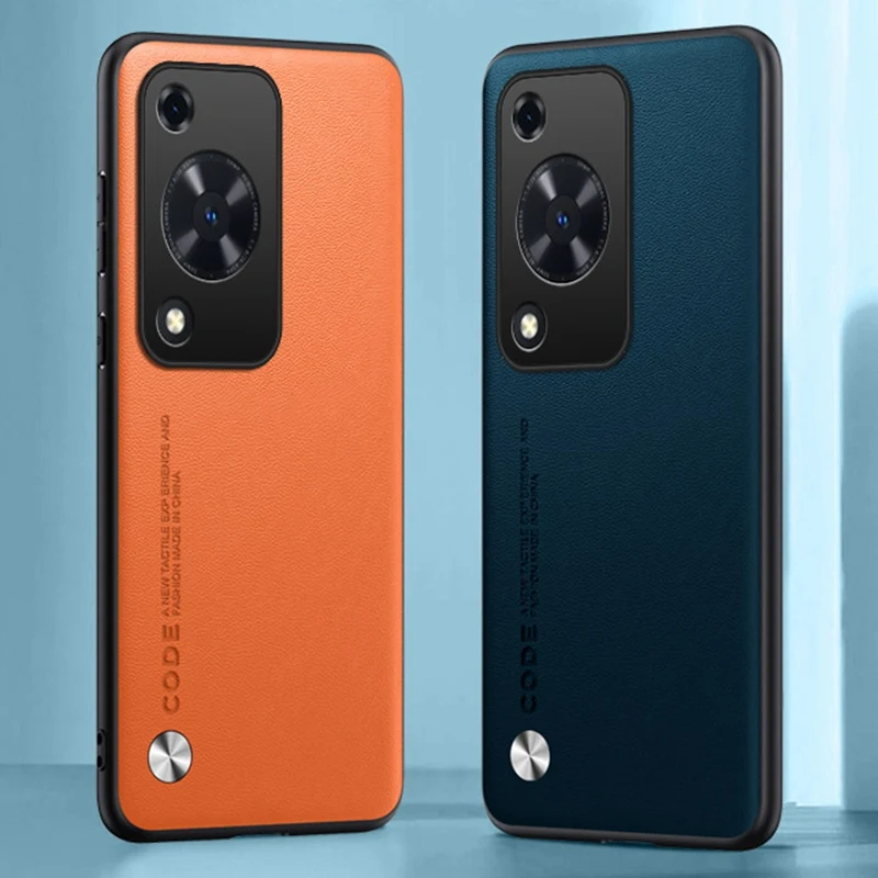 Роскошный чехол из искусственной кожи для Huawei Nova Y72 задняя крышка матовый