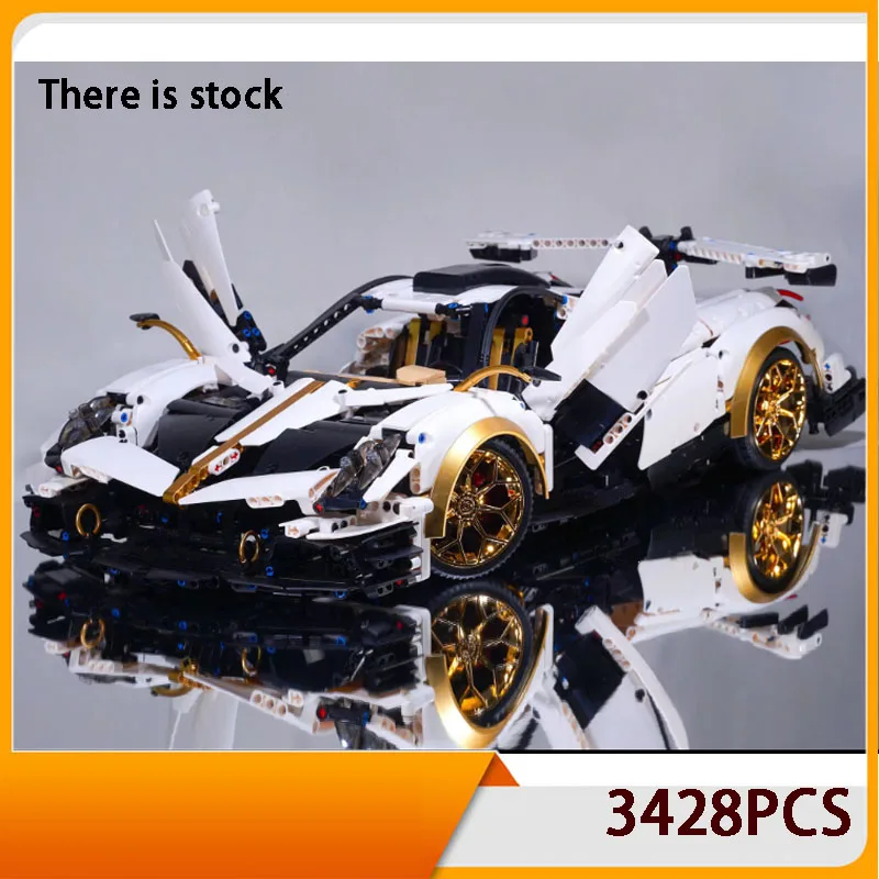 

10252 3428pcs RC racing series super sports car model high difficulty stitching building blocks birthday kids toys Moc gift