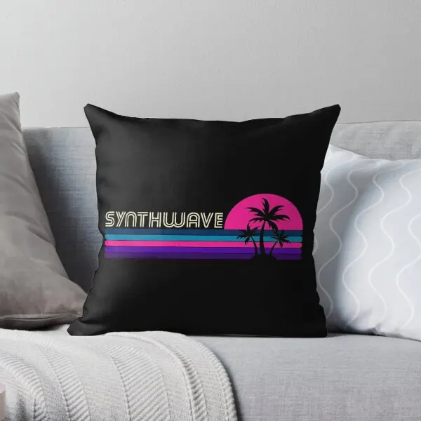 Наволочка с принтом Synthwave удобная поясная мода декор для отеля автомобиля диван