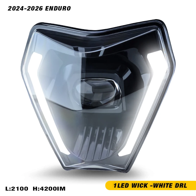 

POWERZONE супер яркая мотоциклетная фара для KTM EXC SXF XCW MX 2024-2026, фара, фара, супермото, велосипед для грязи, эндуро