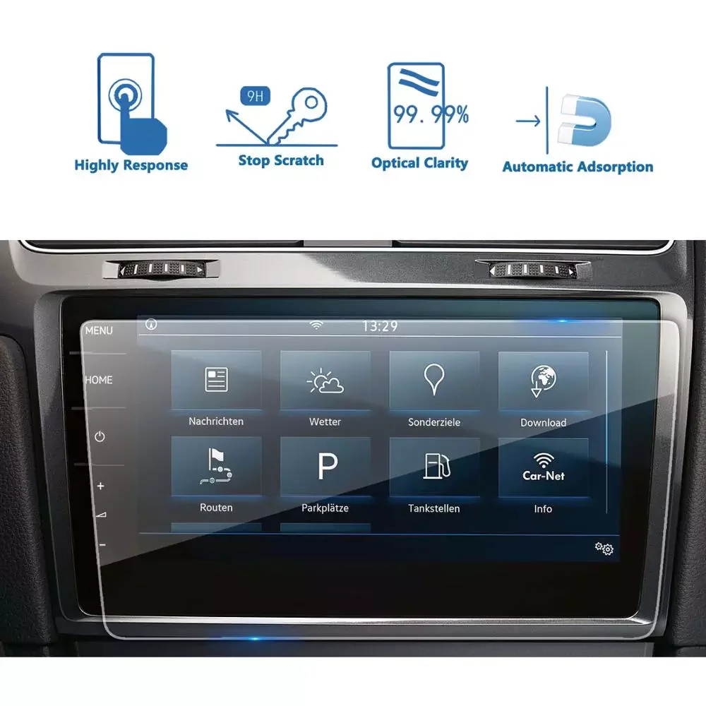 

LFOTPP Car Multimedia Screen Protector For Golf 7/Golf Variant 2018 Car Navigation Touch screen Auto Interior Protective Sticker