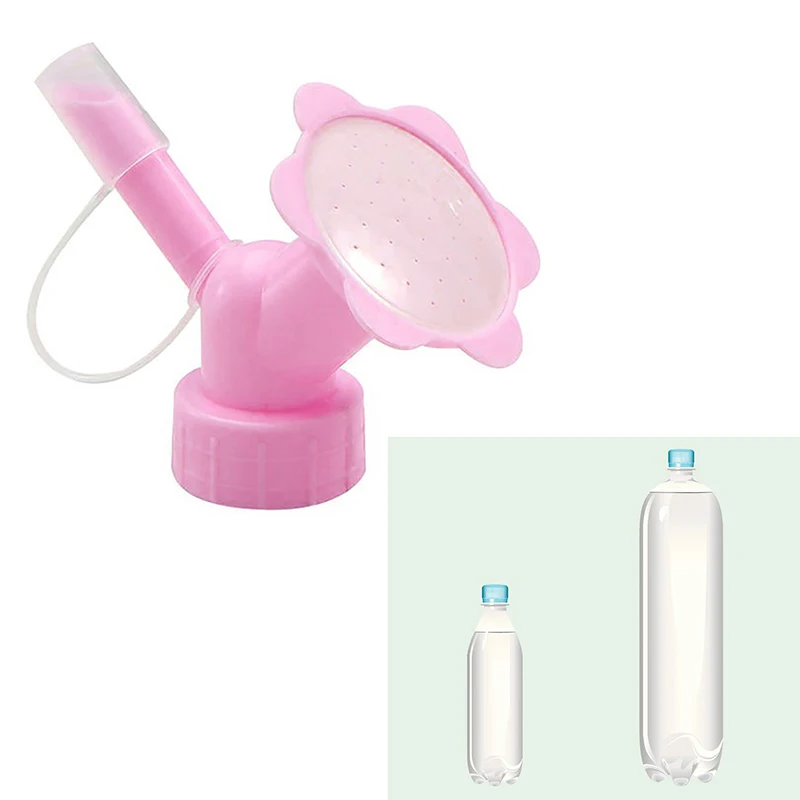 

2 in 1 Bottle Cap Sprinkler Dual Nozzle Watering Spout Double Bottle Head Can Watering Nozzle Bonsai Garden Mini Irrigation Tool