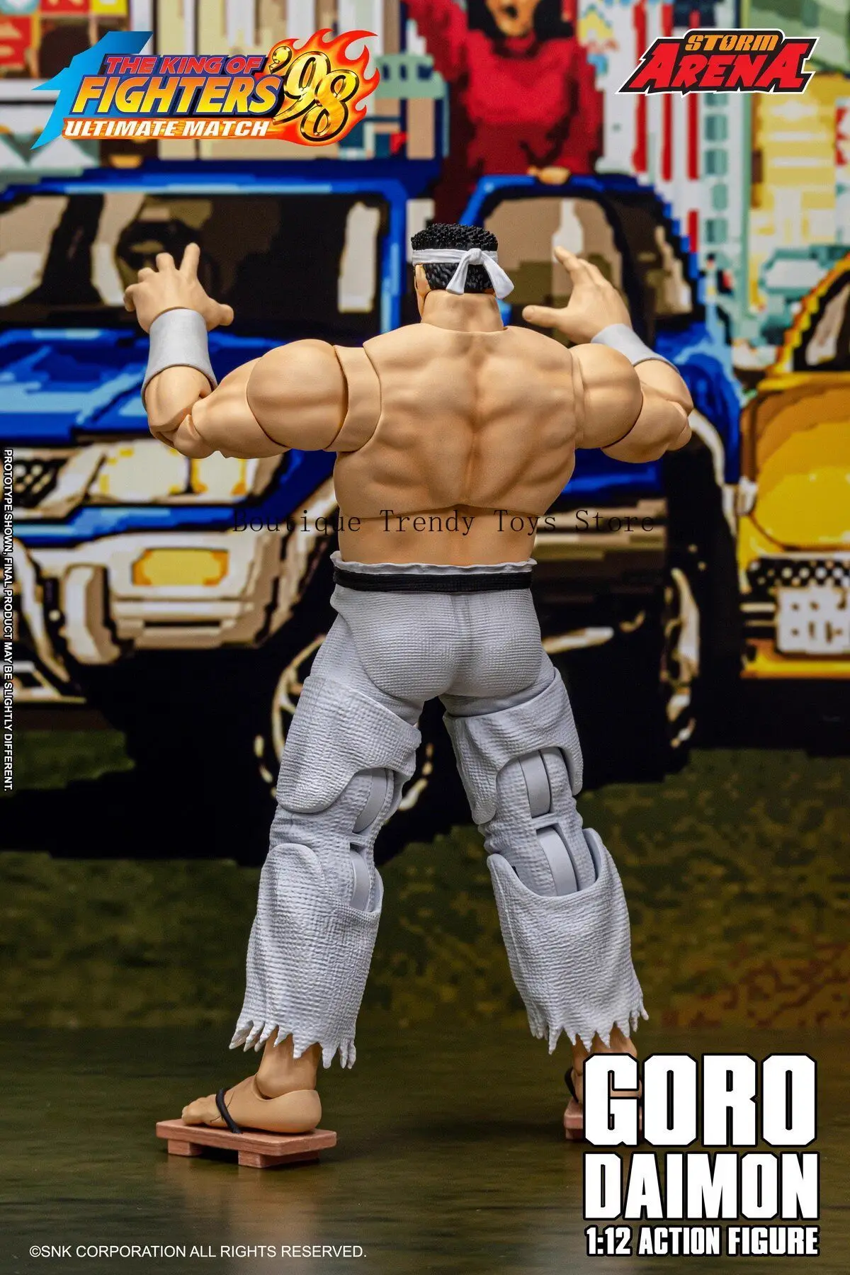 Фото В наличии: Коллекционная фигурка Storm Collectibles Daimon Goro - The King of Fighters 98UM - STORM ARENA, масштаб 1/12, аниме-модель, подарок для коллекционеров №3