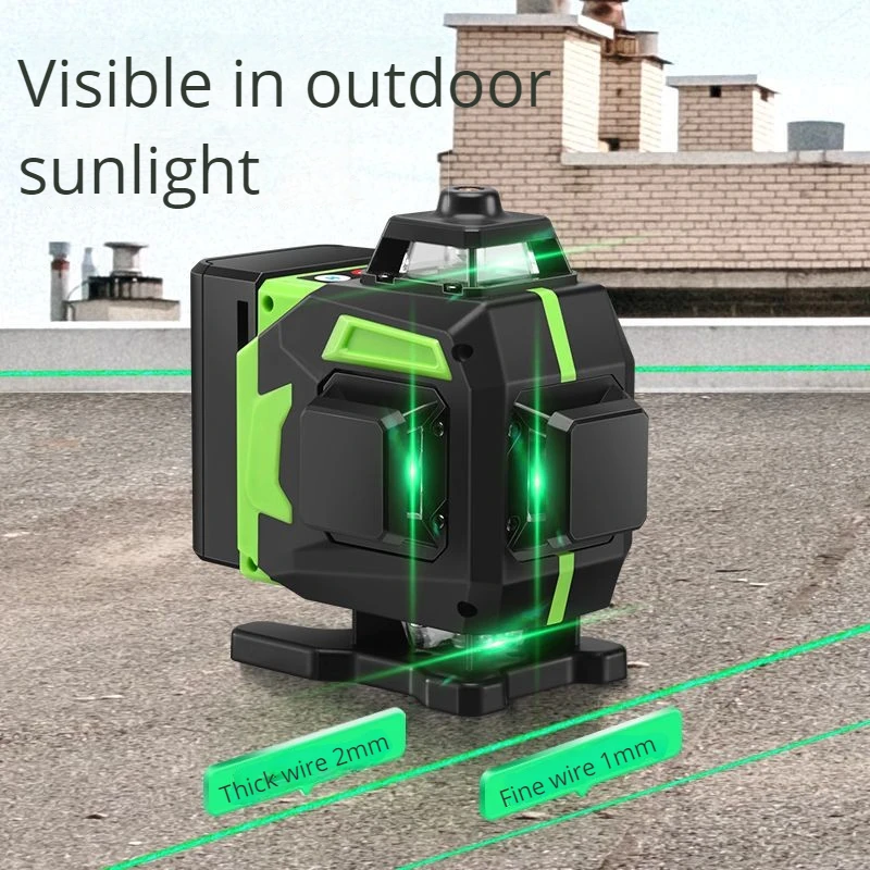 Треножный/новый обновленный 16-линейный лазерный уровень с большой батареей