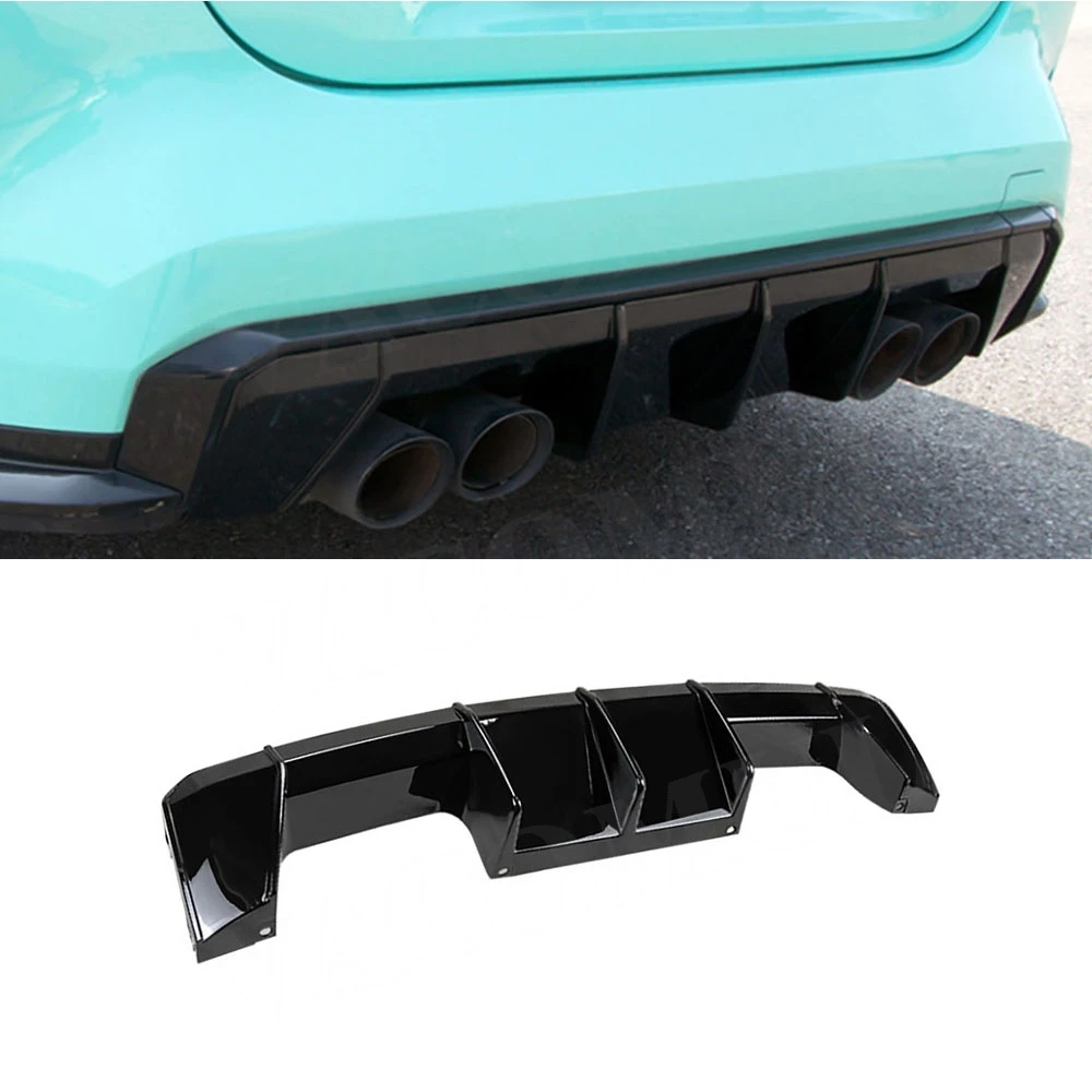 Фото VACOMUL для BMW G80 G82 G83 M3 M4 2021 + ABS задний бампер, спойлер, сплиттер, Стайлинг автомобиля, задний диффузор, защитный спойлер №1