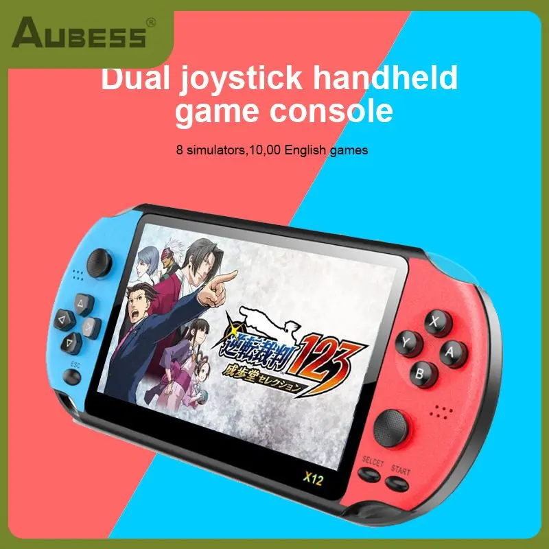 

With Double Rocker Game Controller Support Tf Card 8gb Game Consoles 5.1 Inches 1000 Games Game Accessories 2500mah