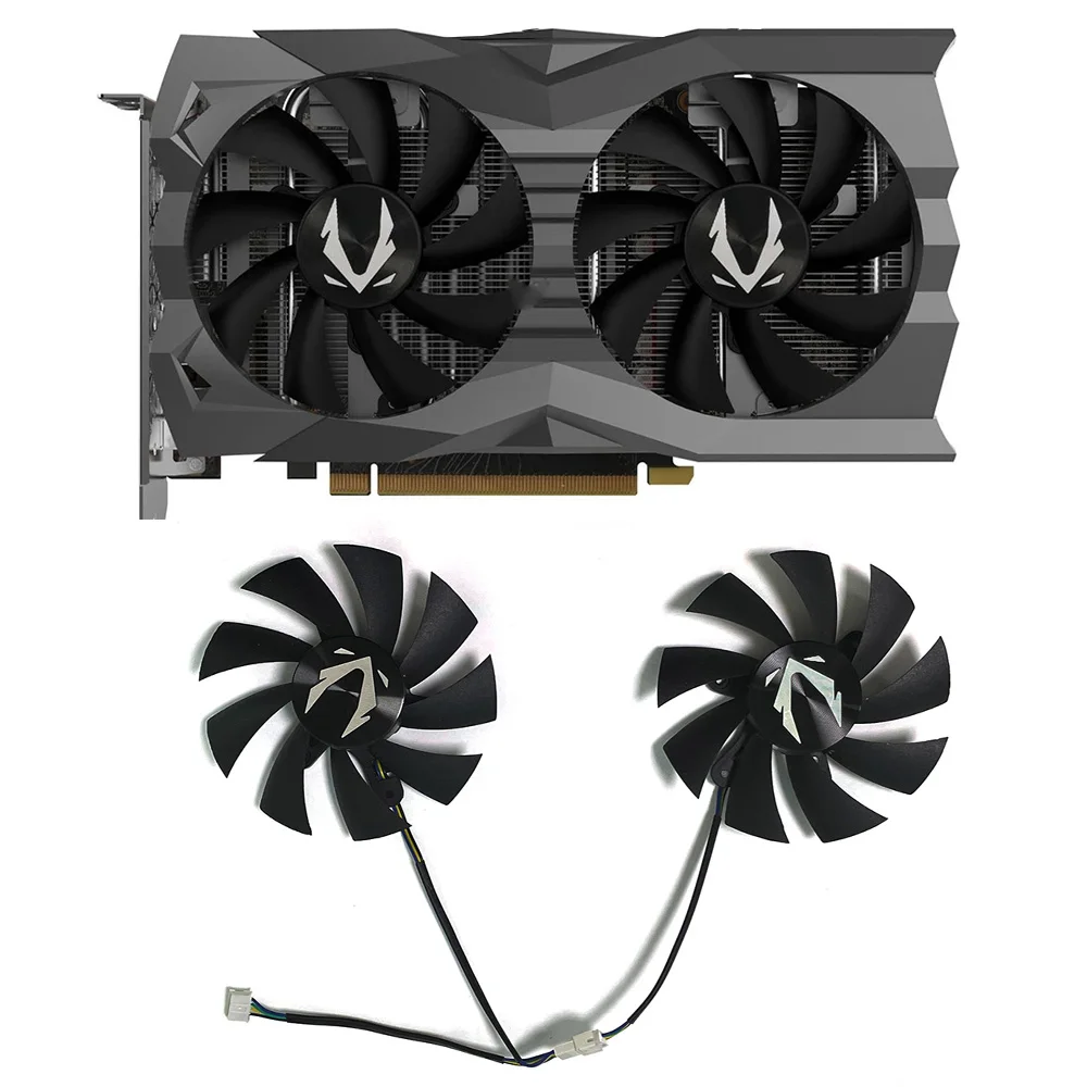 

2pcs 87mm GA92A2H DC 12V 0.46A GTX 1660 Gpu Cooler for Zotac Geforce RTX 2060 2070 Ultra Mini Graphics Cooling Fan