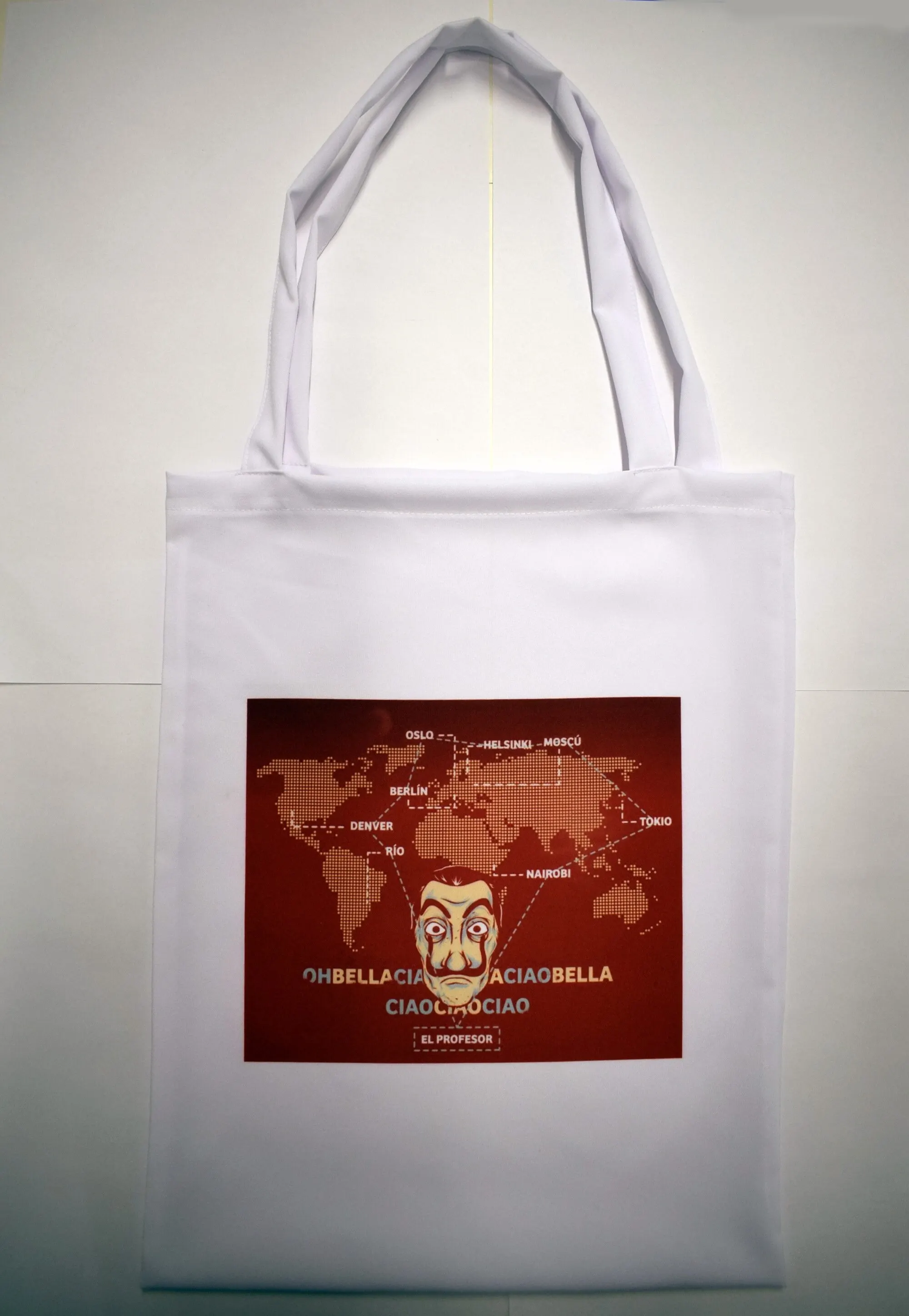 Сумка с принтом Бумажный дом/La casa de papel №7 |