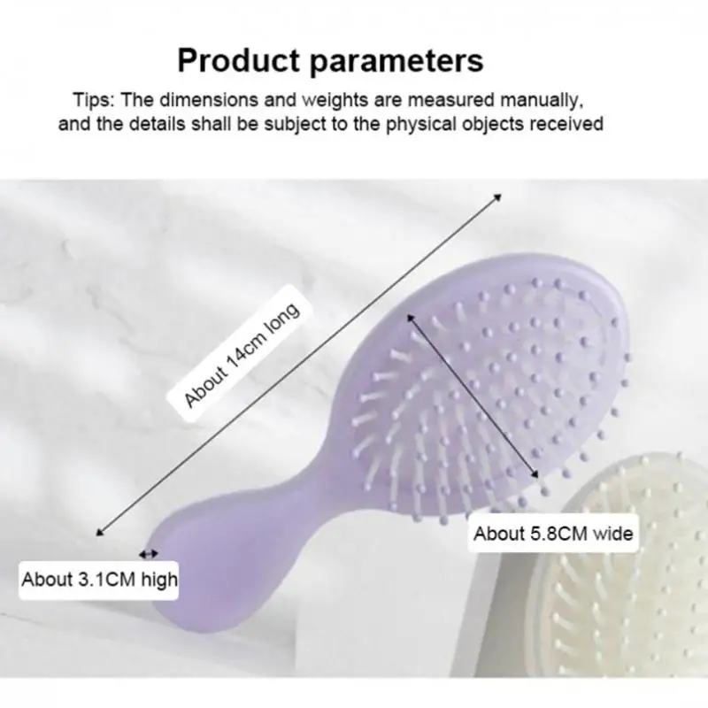 

Cute Air Cushion Comb Anti Static Exhaust Air Bag Massage Combs Home Women Long Fluffy Hair Curling Hairbrush With Cleaning Tool