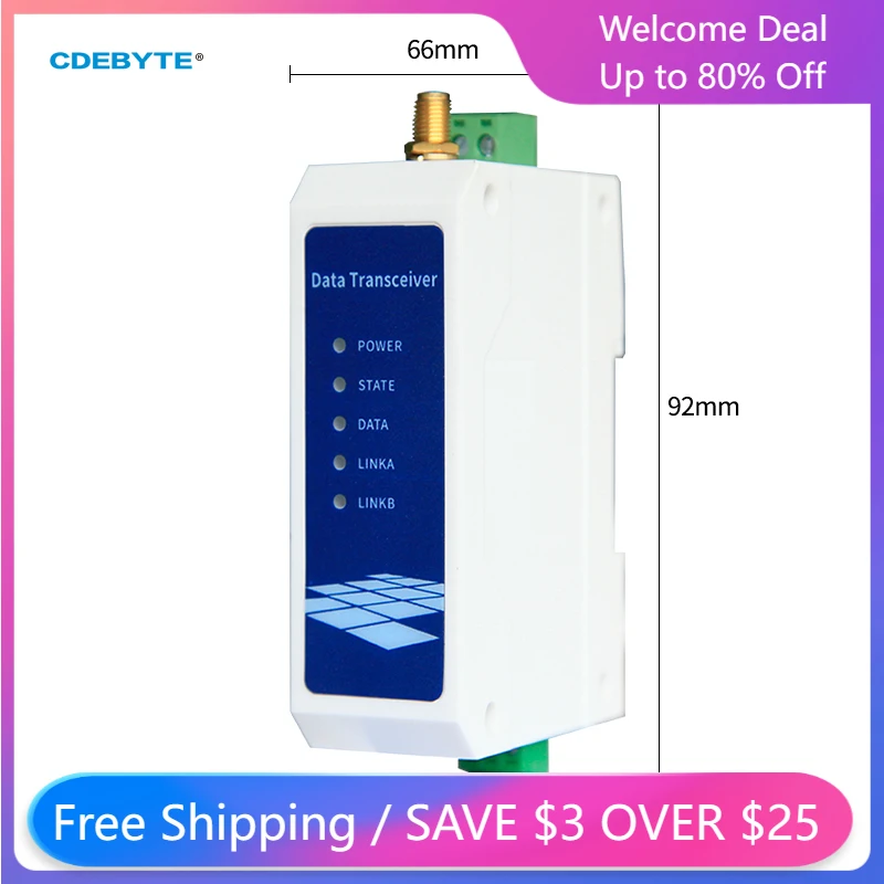 

CDEBYTE WIFI Серийный Сервер 8 ~ 28V NA611-S RS485 для WIFI Поддержка TCP/UDP/HTTP/MQTT IEEE802.11 B/g/n режим